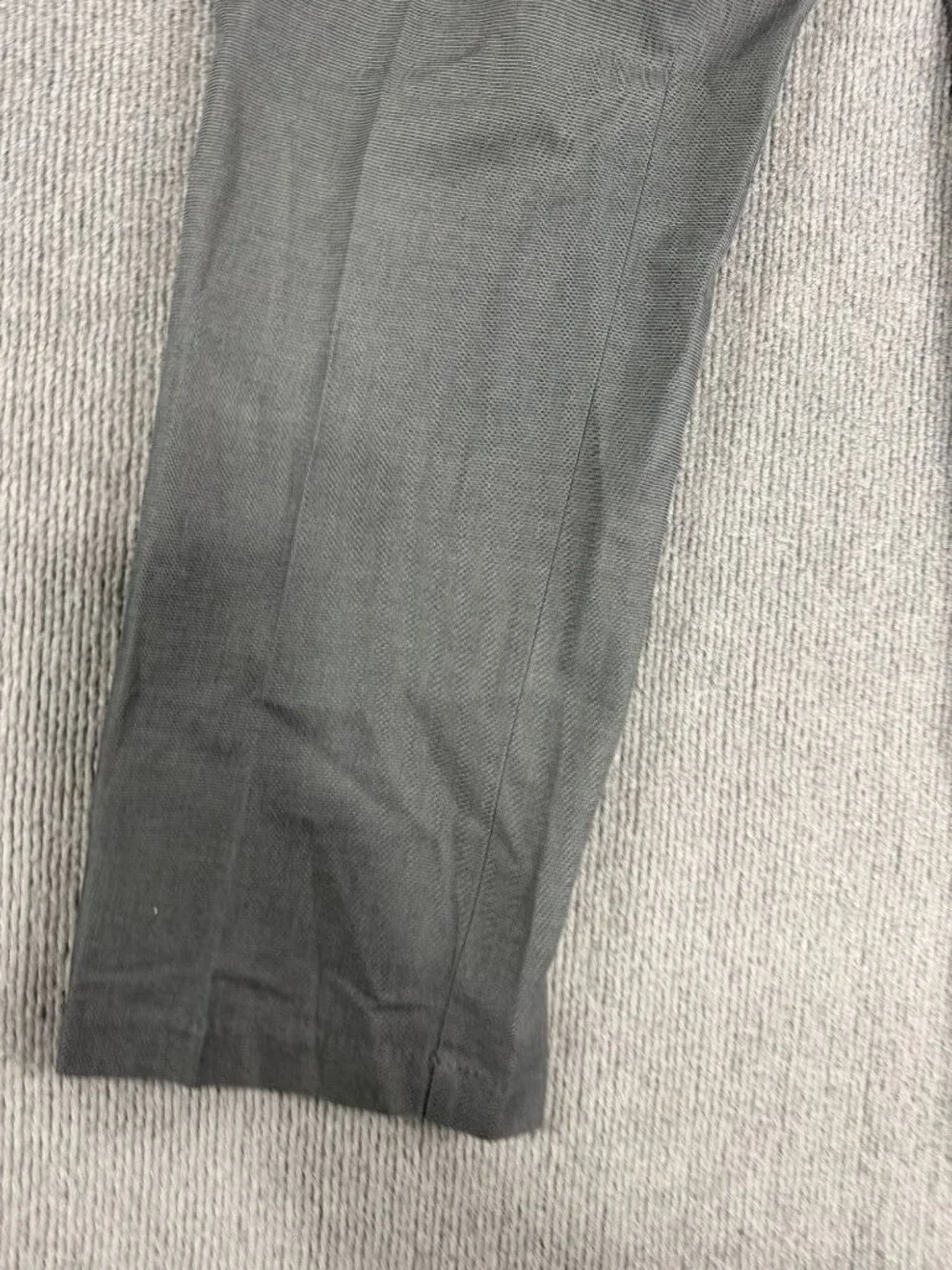 Banana Republic Mens Gray Tailored Fit Dress Pants 36x32 Flat Front